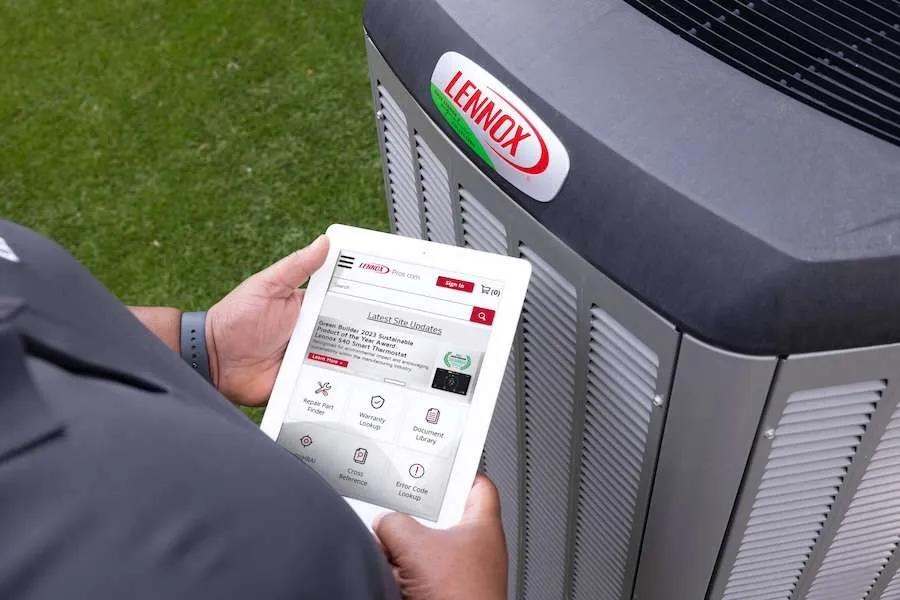 Lennox HVAC unit installed by Purified Air